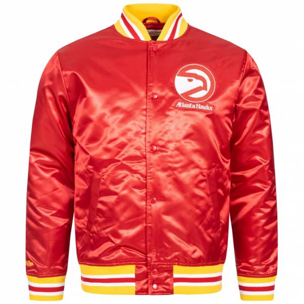 Mitchell & Ness Atlanta Hawks Herren Satin Jacke MN-NBA-6390-ATLHAW-RED