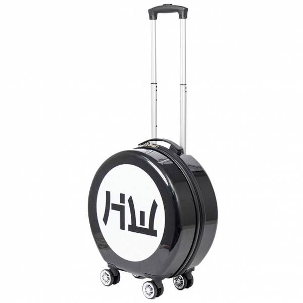 HIDETOSHI WAKASHIMA 18&quot; Designer Hand Luggage Suitcase black/white