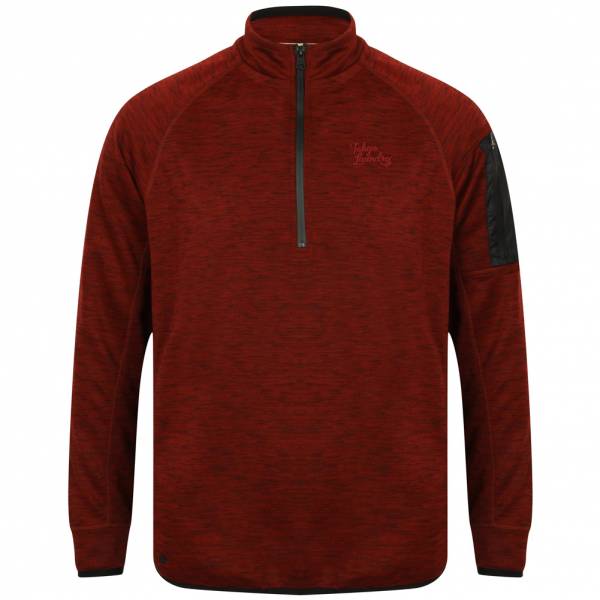 Tokyo Laundry Darowen Peaks 1/2 Zip Herren Sweatshirt 1D9800 Oxblood