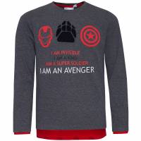 Avengers Marvel Boy Long-sleeved Top HS1198-grey