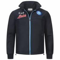 SSC Neapel EA7 Emporio Armani Hombre Chaqueta Softshell UEFA EASSCN23RU10-BLU