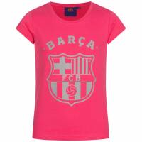 FC Barcelona Barca 1899 Bambina T-shirt FCB-3-002 rosa scuro