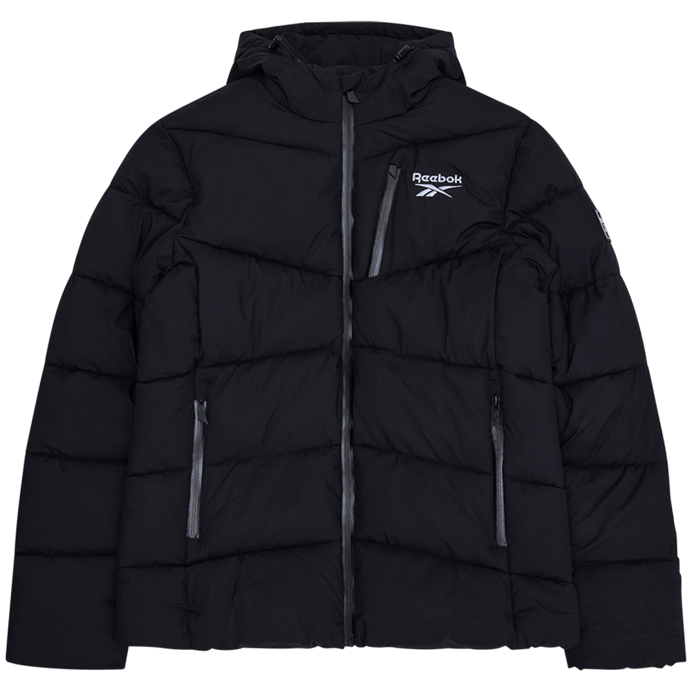 Reebok Stretch Puffer Uomo Giacca invernale nero RBO13700 011 scontosport