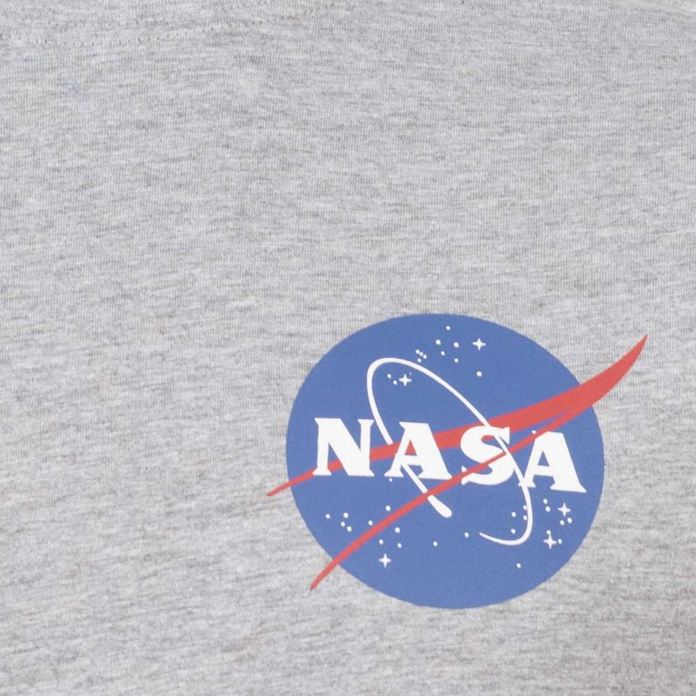 Offizielles NASA Herren T-Shirt Mit Logo - Standard-Passform, 100% Baumwolle, Für Weltraum-Fans