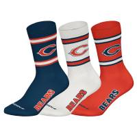 Chicago Bears NFL Unisex Crew Socken 3 Paar 22350001-4086