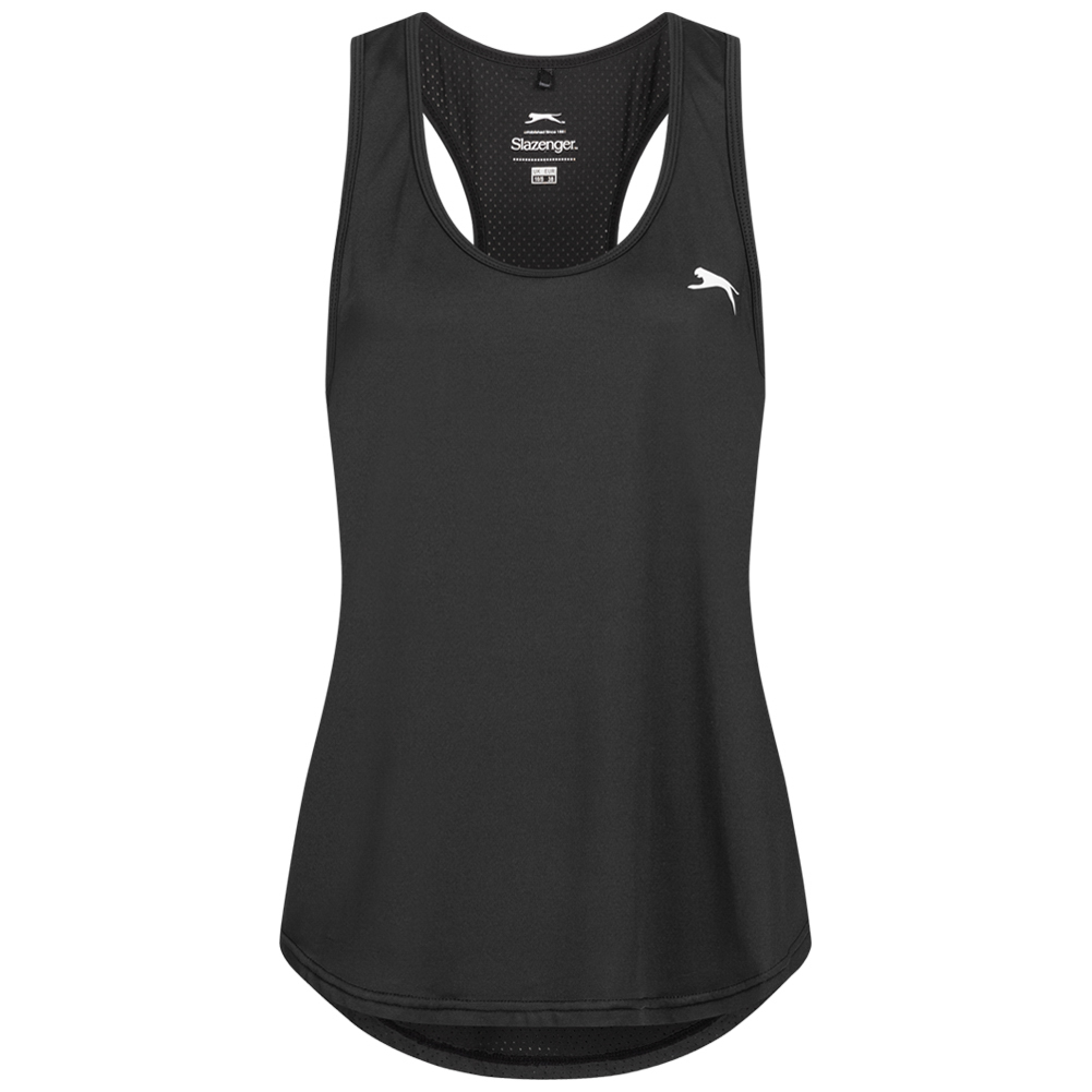 Slazenger Daria Loose Fit Vest Damen Fitness Shirt S047816A-BLK
