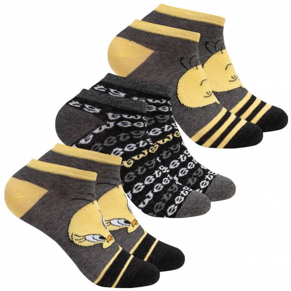 Tweety Warner Bros. Damen Sneaker Socken 3 Paar 0128461