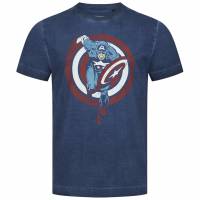 Capitan America MARVEL Scudo Carica Uomo T-shirt FBMTS715VNY