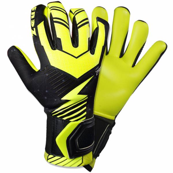 Zeus ZPro Hombre Guantes de portero negro