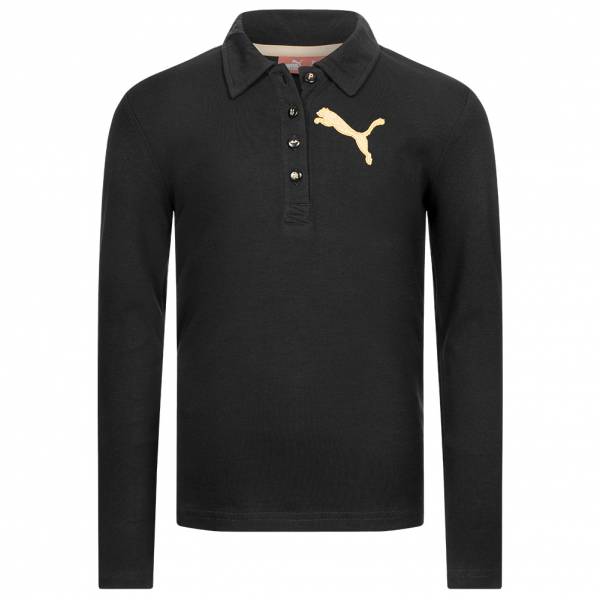 PUMA Graphic Kinder Langarm Polo-Shirt 807416-03