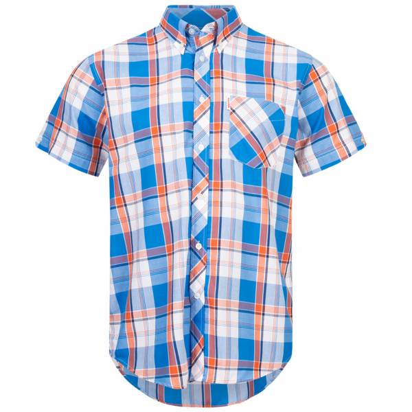 BRUTUS JEANS Chemise à manches courtes 100010 Chèque orange