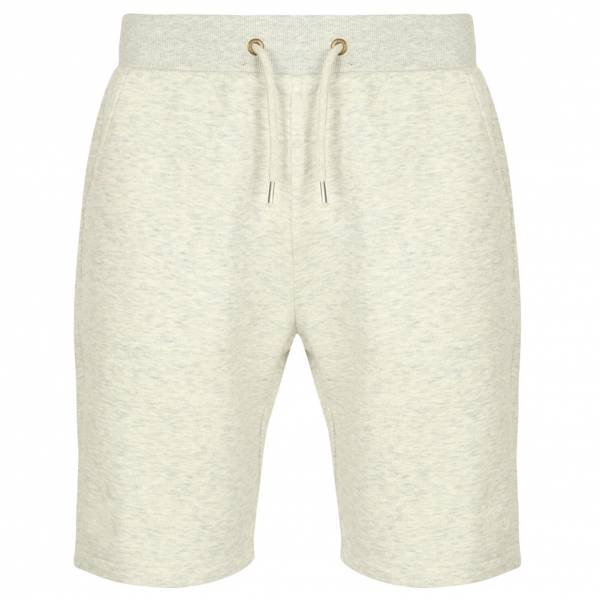 Tokyo Laundry Falcon Herren Fleece Jogger Shorts 1G10465 Oatgrey Marl