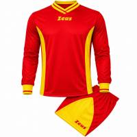 Zeus Kit Dedalo Voetbaltenue 2-delig rood/giallo