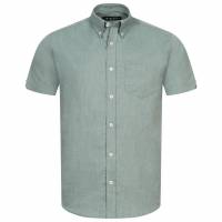 BEN SHERMAN Oxford Men Short-sleeved Shirt 1013388-JADE