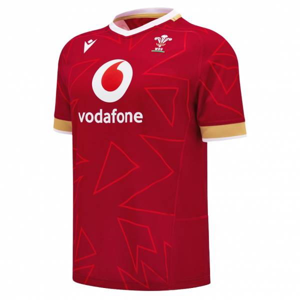 Nazionale gallese di rugby WRU macron Rugby Uomo Maglia per il gioco in casa 60001711