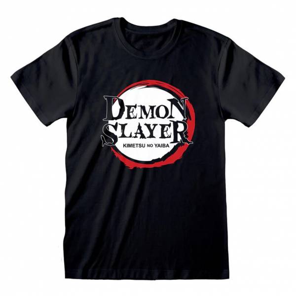 Demon Slayer Logo Men T-shirt DEM04690TSB