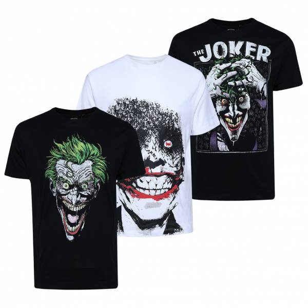 DC COMICS Joker Uomo T-shirt Set da 3 GBMPK454MUL