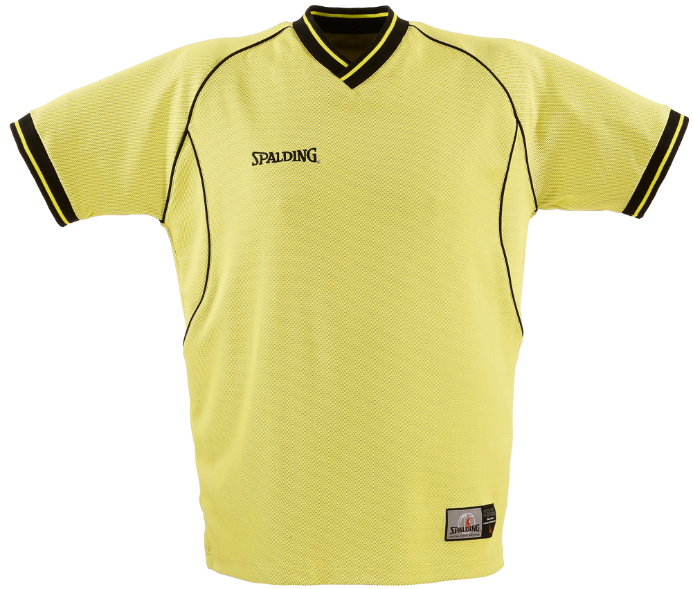 Spalding Basketball Schiedsrichter Shirt Pro Herren Trikot schwarz grau 