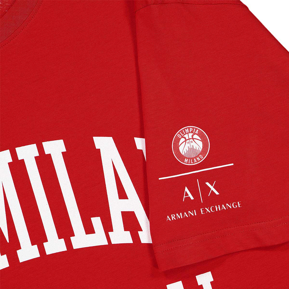 AX Armani Exchange Milano EuroLeague Uomo Tshirt da basket 01942552/