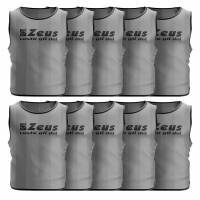 Zeus Pack of 10 Training bib gray