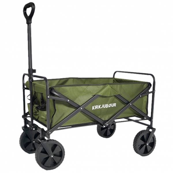 KIRKJUBØUR® &quot;Edda&quot; chariot à bras pliable vert