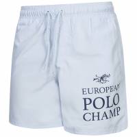 EUROPEAN POLO CHAMP Hommes Short de bain EPCSWIM-BLEU CLAIR