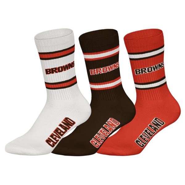 Cleveland Browns NFL Unisex Crew Socken 3 Paar 22540001-3614