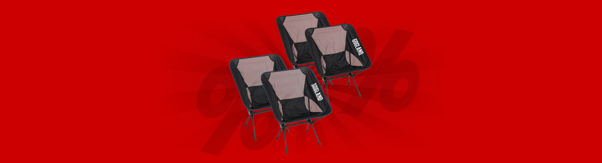 GOGLAND Pack of 2 Camping Chair solo 25,25 €