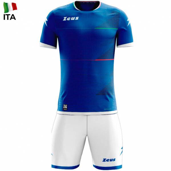 Zeus Mundial Teamwear Set Koszulka ze spodenkami royal blue biały