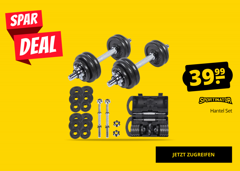 SPORTINATOR Hantel Set nur 39,99 €!