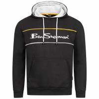 BEN SHERMAN Two Colour Panel Hommes Sweat à capuche 0067811-NOIR