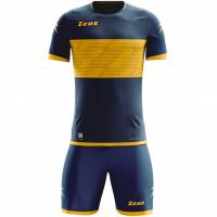 Zeus Icon Teamwear Set Jersey with Shorts navy yellow