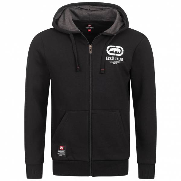 Ecko Unltd. Cornice Herren Kapuzen Sweatjacke EFM04479-BLACK