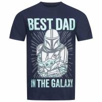 STAR WARS Mandalorian Best Dad Herren T-Shirt SWMTS063NVY