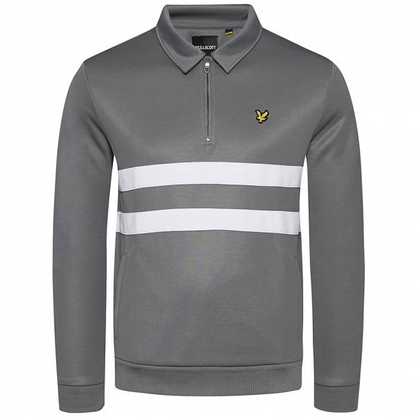 Lyle &amp; Scott Wide Stripe 1/4 Zip Men Sweatshirt ML1415V-W402