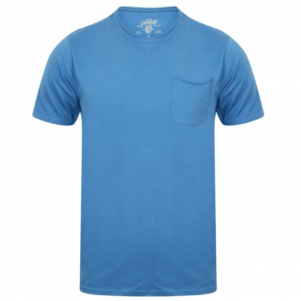 Tokyo Laundry Zella Cotton Pocket Herren T-Shirt 1C10284 Federal Blue