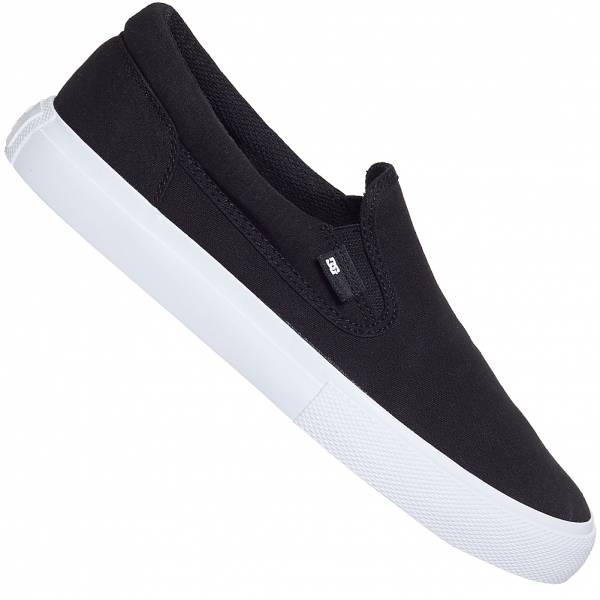 DC Shoes Manual Slip-on Sneakersy na deskorolkę ADYS300645-BKW