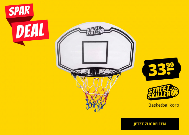 STREETSKILLER Basketballkorb nur 33,99 €!