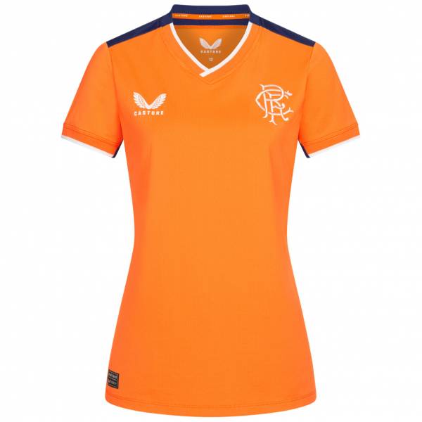 Glasgow Rangers FC CASTORE Kobiety Dodge PRO Koszulka TF0542NS-POMARAŃCZOWY