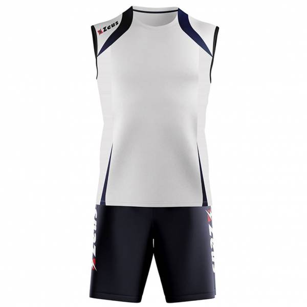 Zeus Kit Fly Uomo Sport Kit da calcio 2 pezzi bianco-blu 805156508