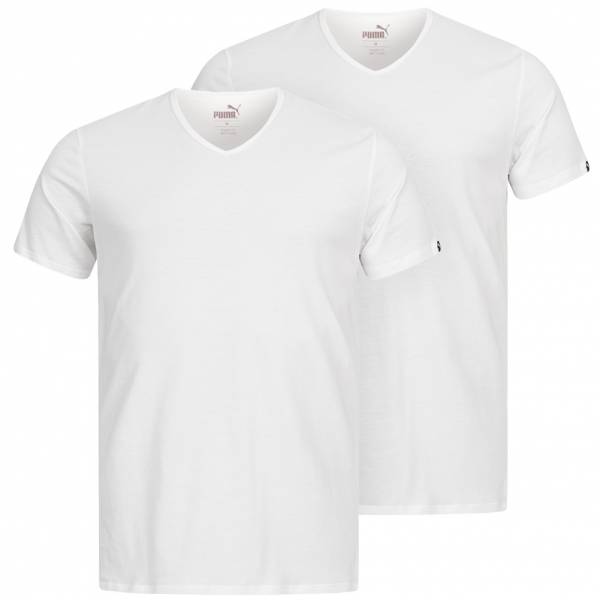 PUMA Basic V-Neck Hommes T-shirt Lot de 2 592002001-300