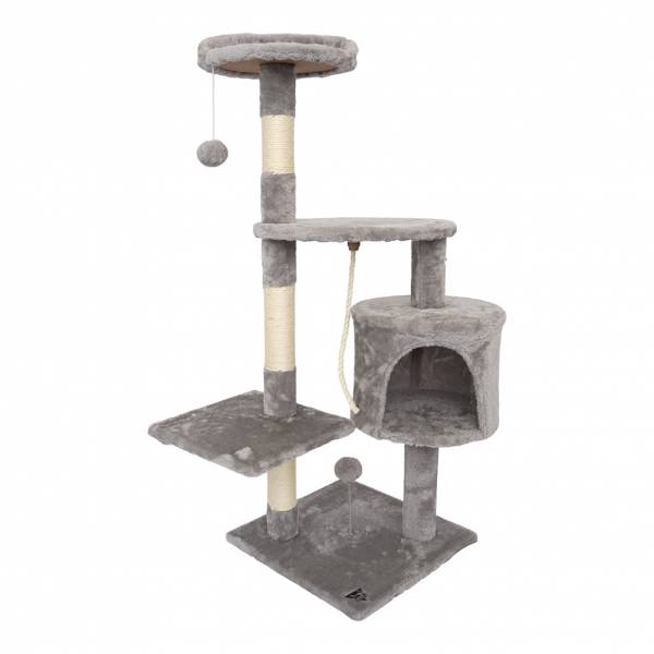 SPOCADO &quot;Athletic&quot; Scratching post for cats 112 x 40 x 40 cm grey