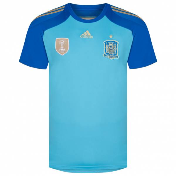 Spanien adidas Herren Heim Torwart Trikot G85244