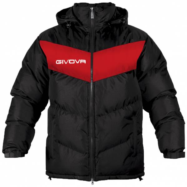 Givova Giubbotto Podio Winter Jacket black/red