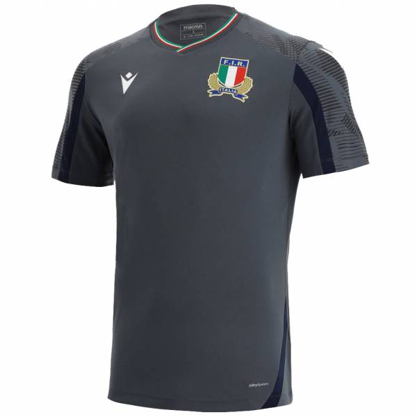Italien FIR macron Kinder Rugby Trainings Shirt 58534961