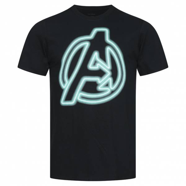 AVENGERS MARVEL Neon Mężczyźni T-shirt FCMTS019BLK