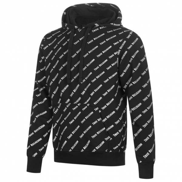 True Religion All-Over Logo Hommes Sweat à capuche 103930-1001