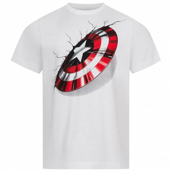 Captain America Marvel 3D Shield Mężczyźni T-shirt FBMTS659WHT