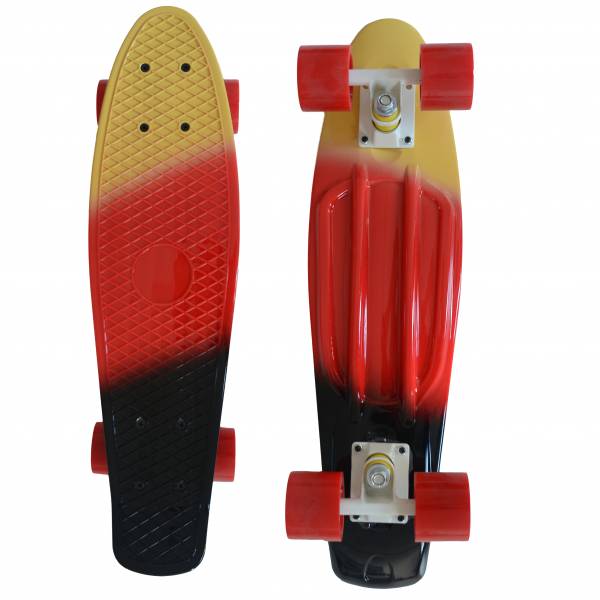 MUWO &quot;Cruiser&quot; Penny Board Mini Skateboard rojo