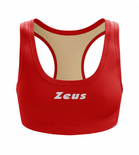 Zeus Top Volley Eko Damen Sport-BH rosso